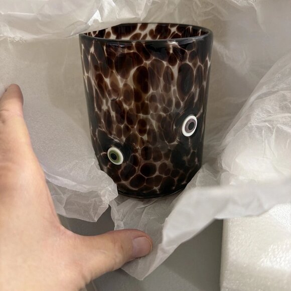 Anthropologie Mystic Halloween Icon Juice Glass With Eyes - NIB - Picture 2 of 2